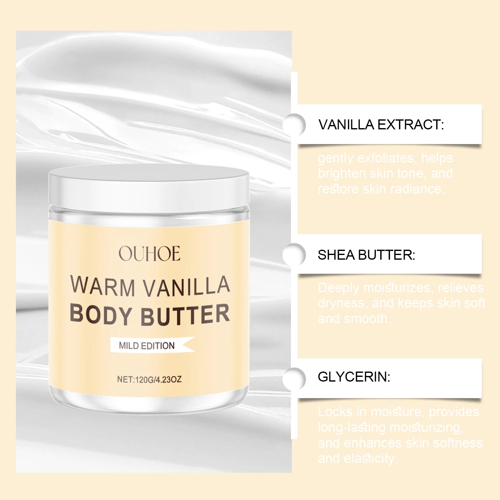 Ouhoe Warm Vanilla Body Scrub