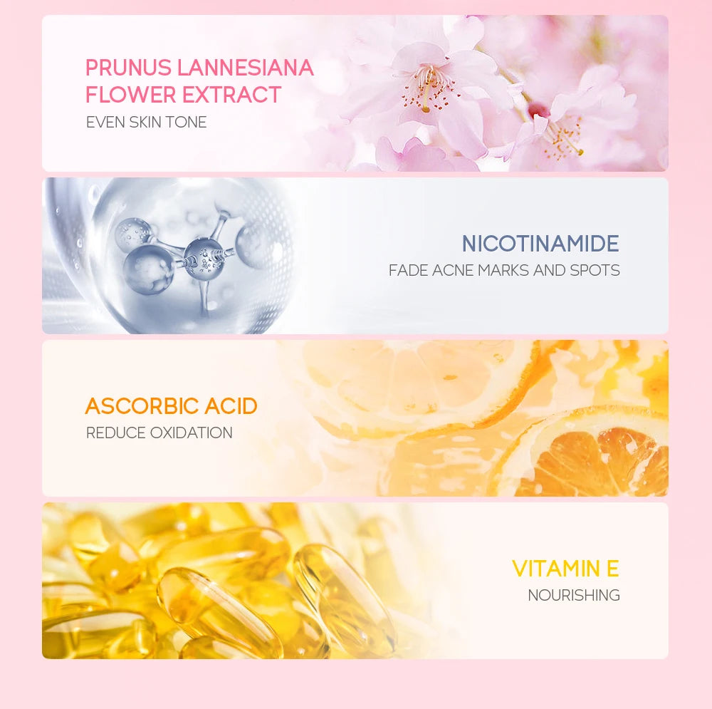 LAIKOU Japan Sakura Body Wash & Shampoo Set