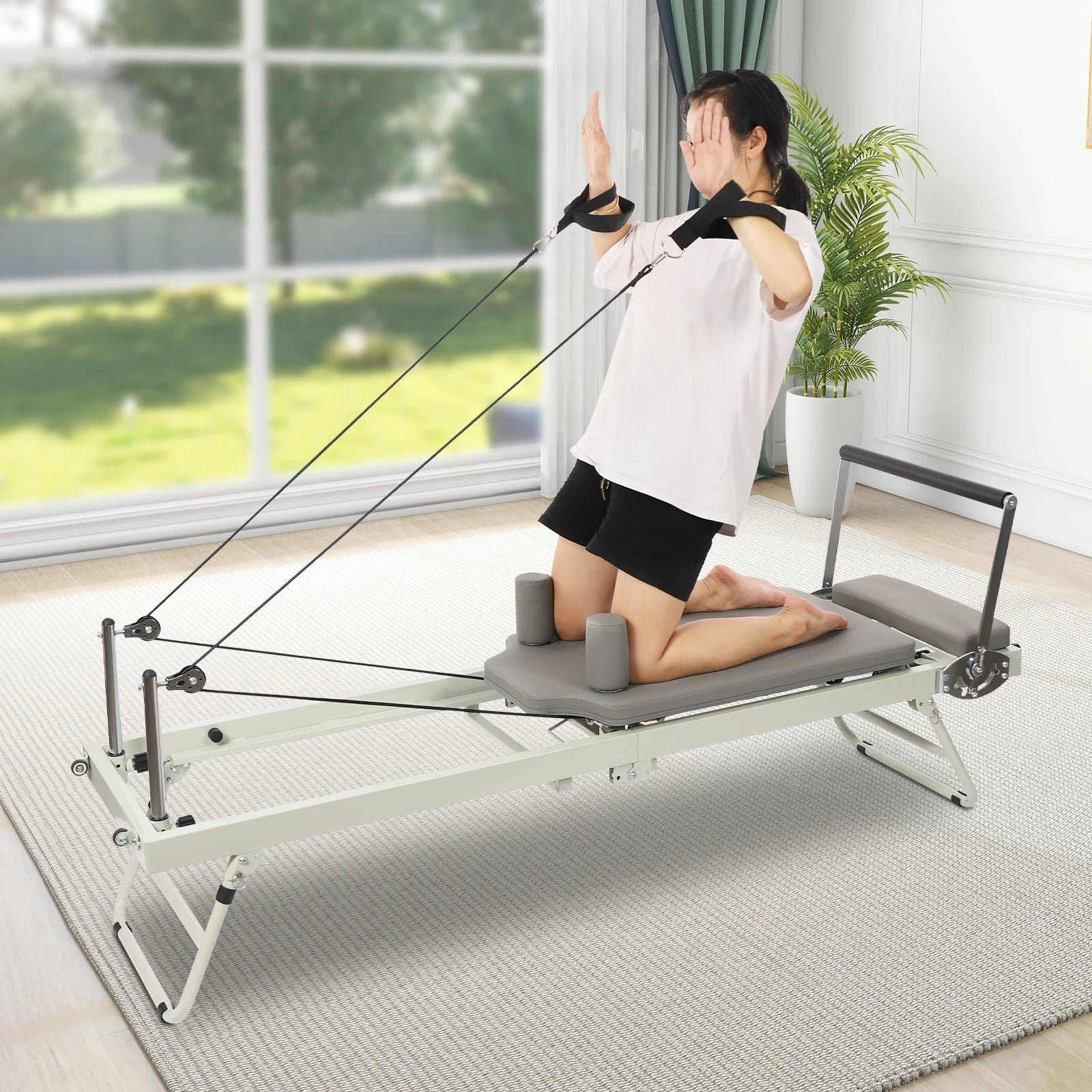 Foldable Steel Pilates Reformer Machine