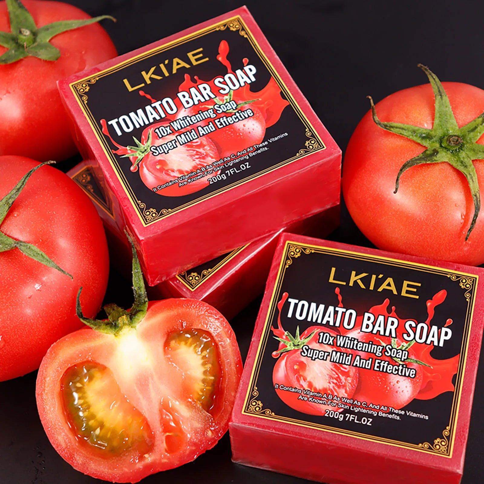 LKIAE Tomato Fruit Handmade Bar Soap