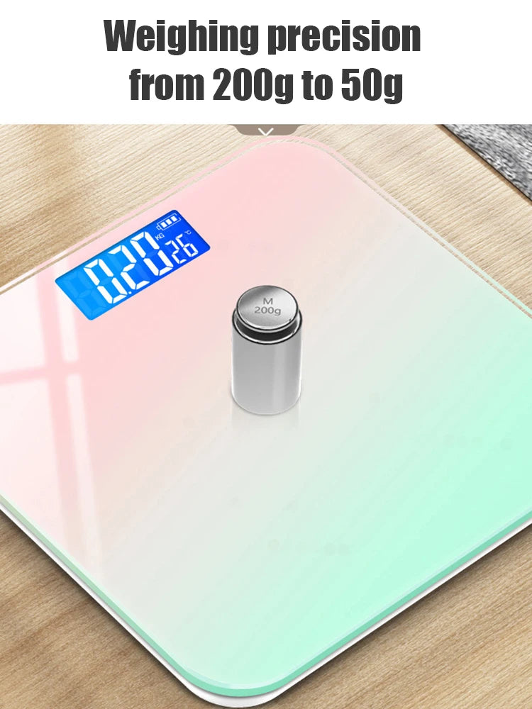 Gradient Color LCD Digital Weight Scale