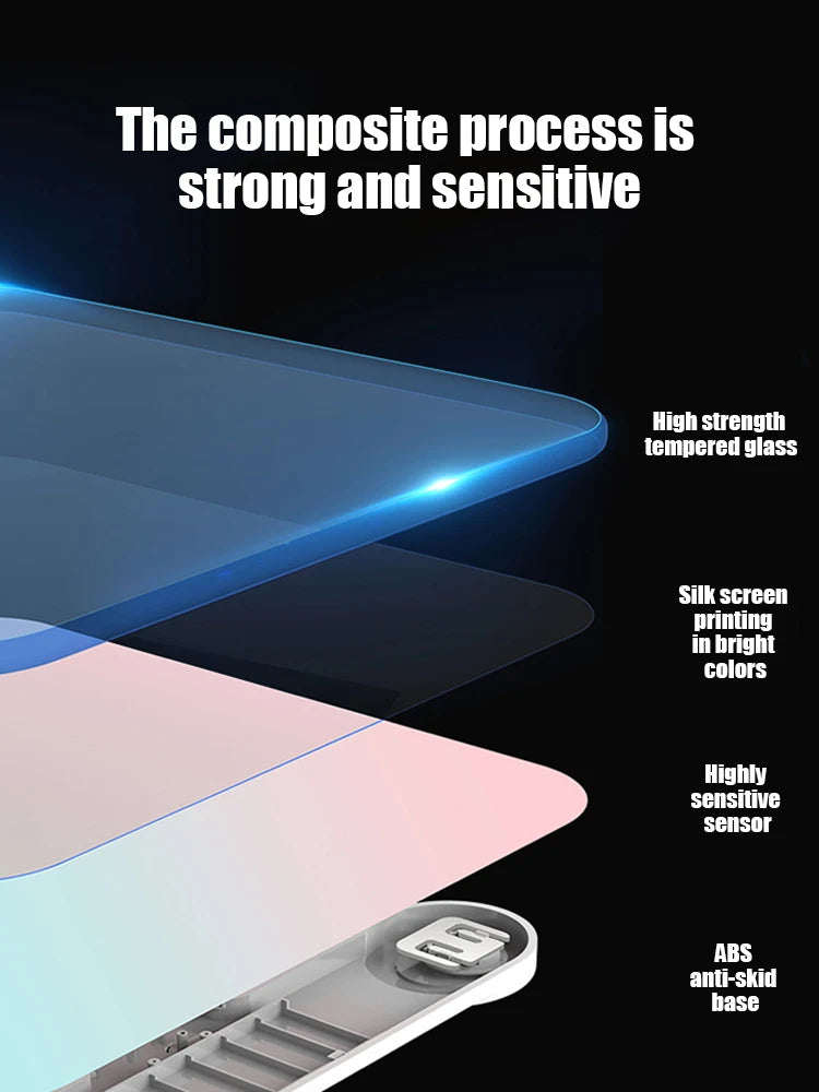 Gradient Color LCD Digital Weight Scale