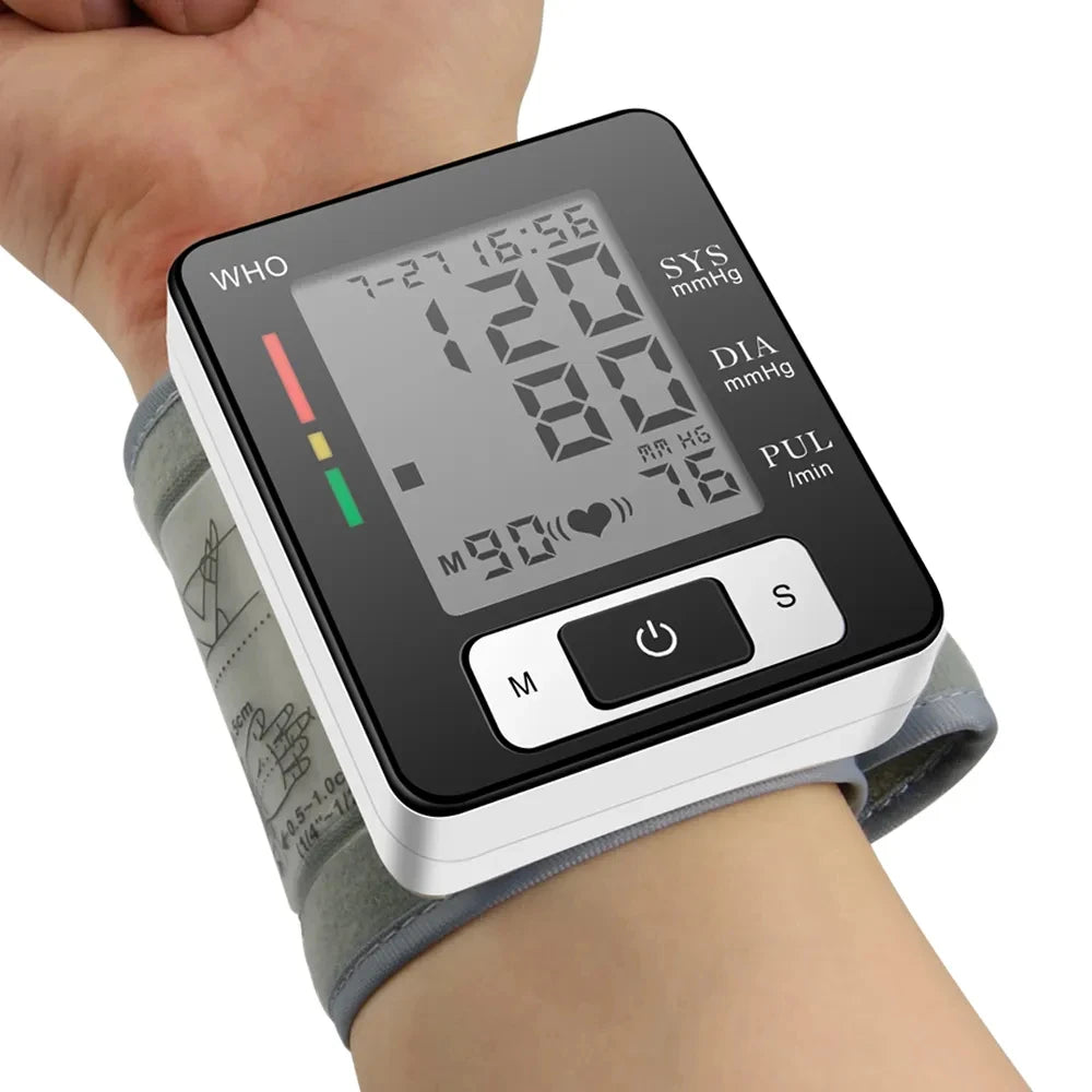 High Accuracy Digital Wrist Blood Pressure Monitor