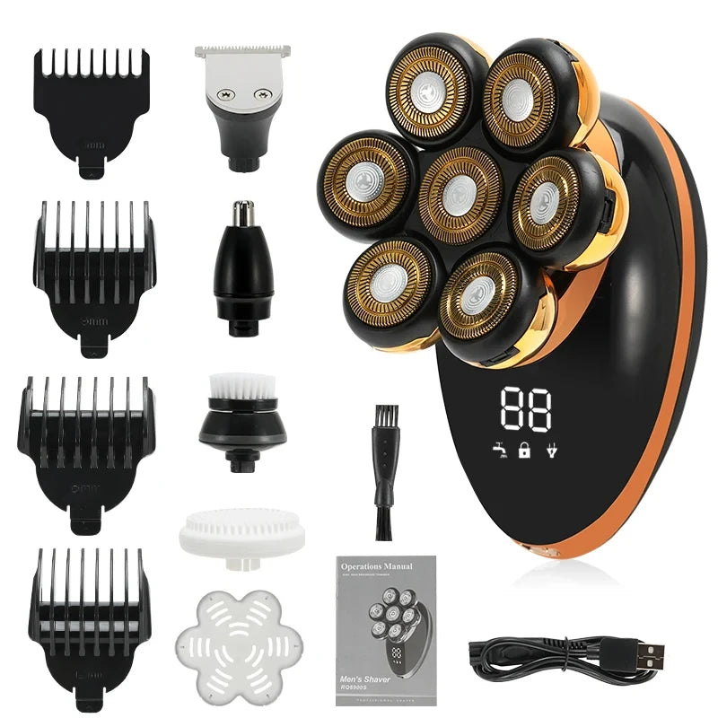 7D Floating Electric Shaver for Men