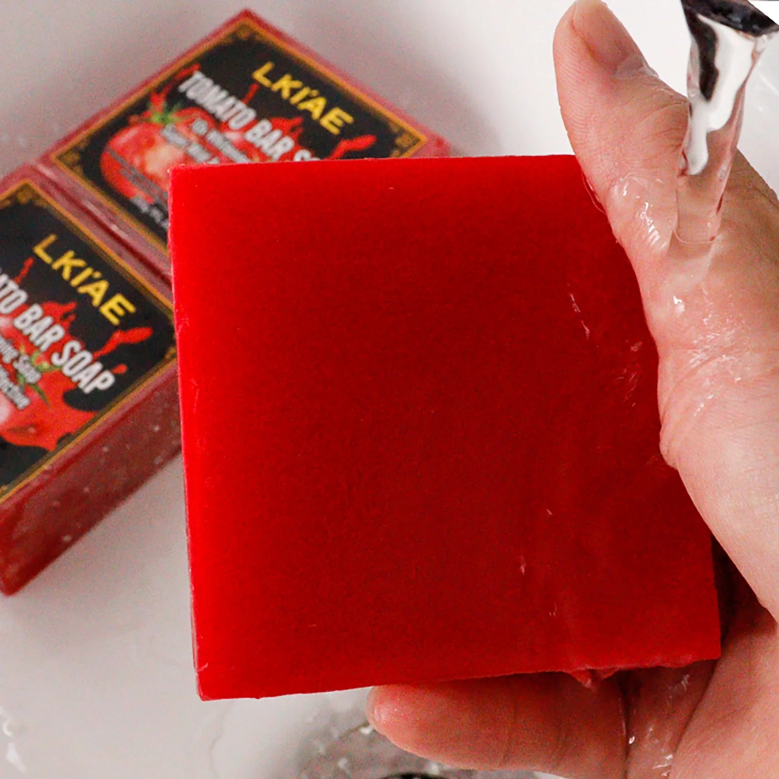 LKIAE Tomato Fruit Handmade Bar Soap