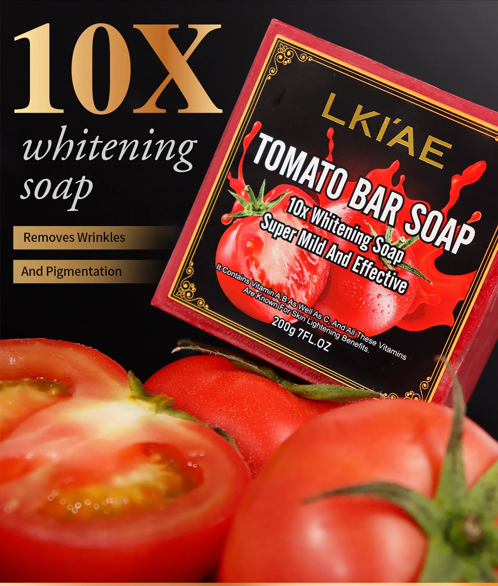 LKIAE Tomato Fruit Handmade Bar Soap