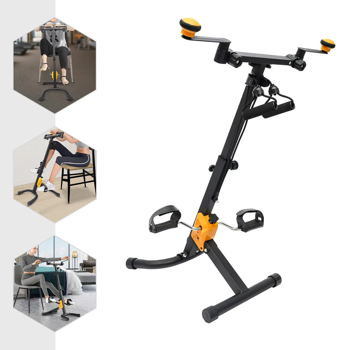 bi pedaler exercise bike Foldable Pedal Exerciser Bike for Seniors – PureHealthyHut