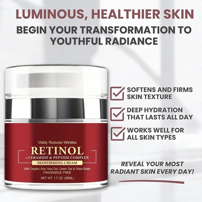 Instant Retinol Cream – Anti-Aging Firming & Whitening Moisturizer