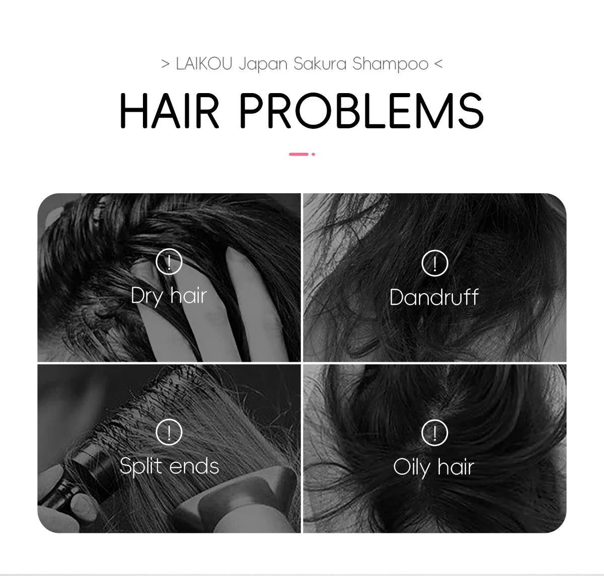 LAIKOU Japan Sakura Body Wash & Shampoo Set