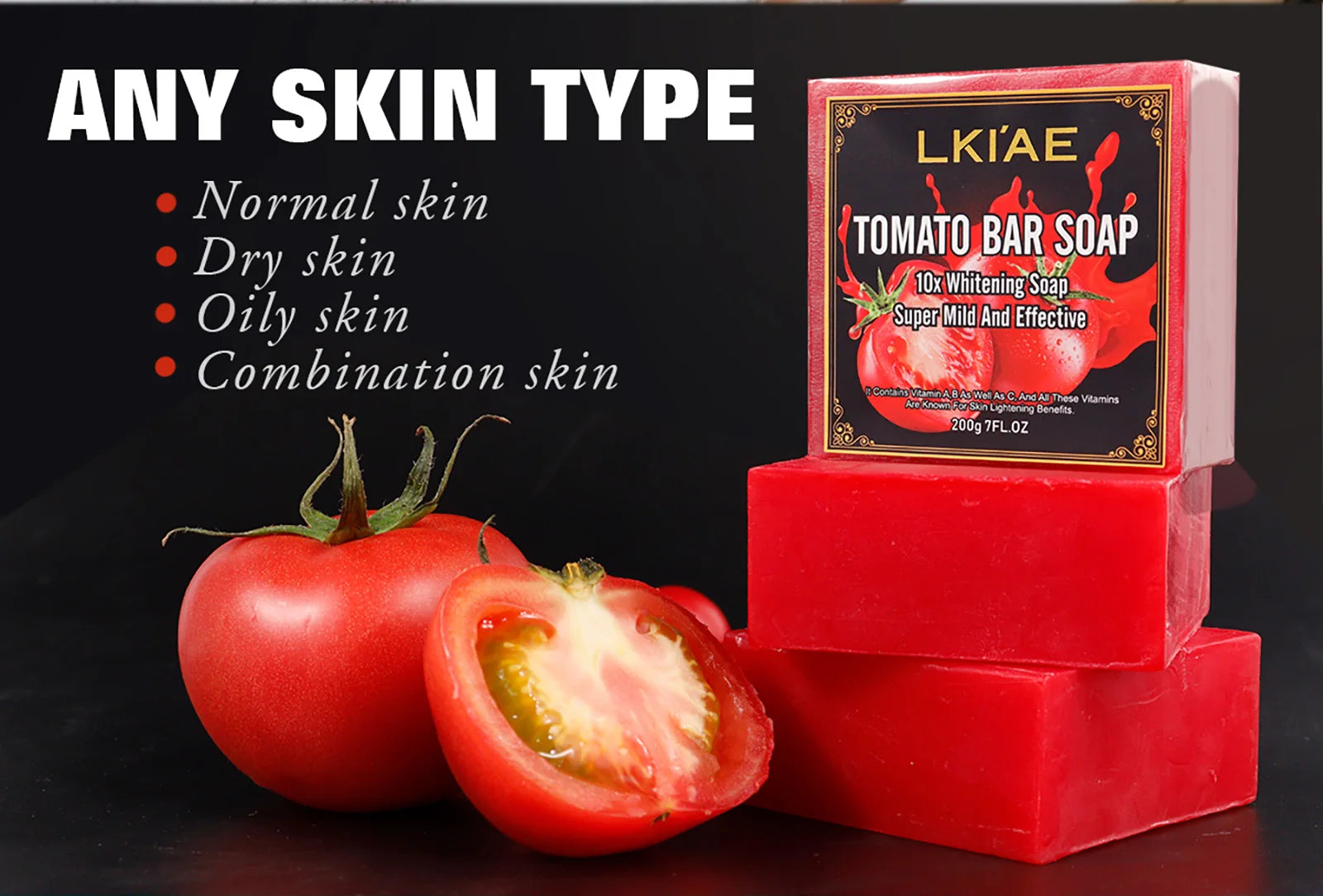 LKIAE Tomato Fruit Handmade Bar Soap