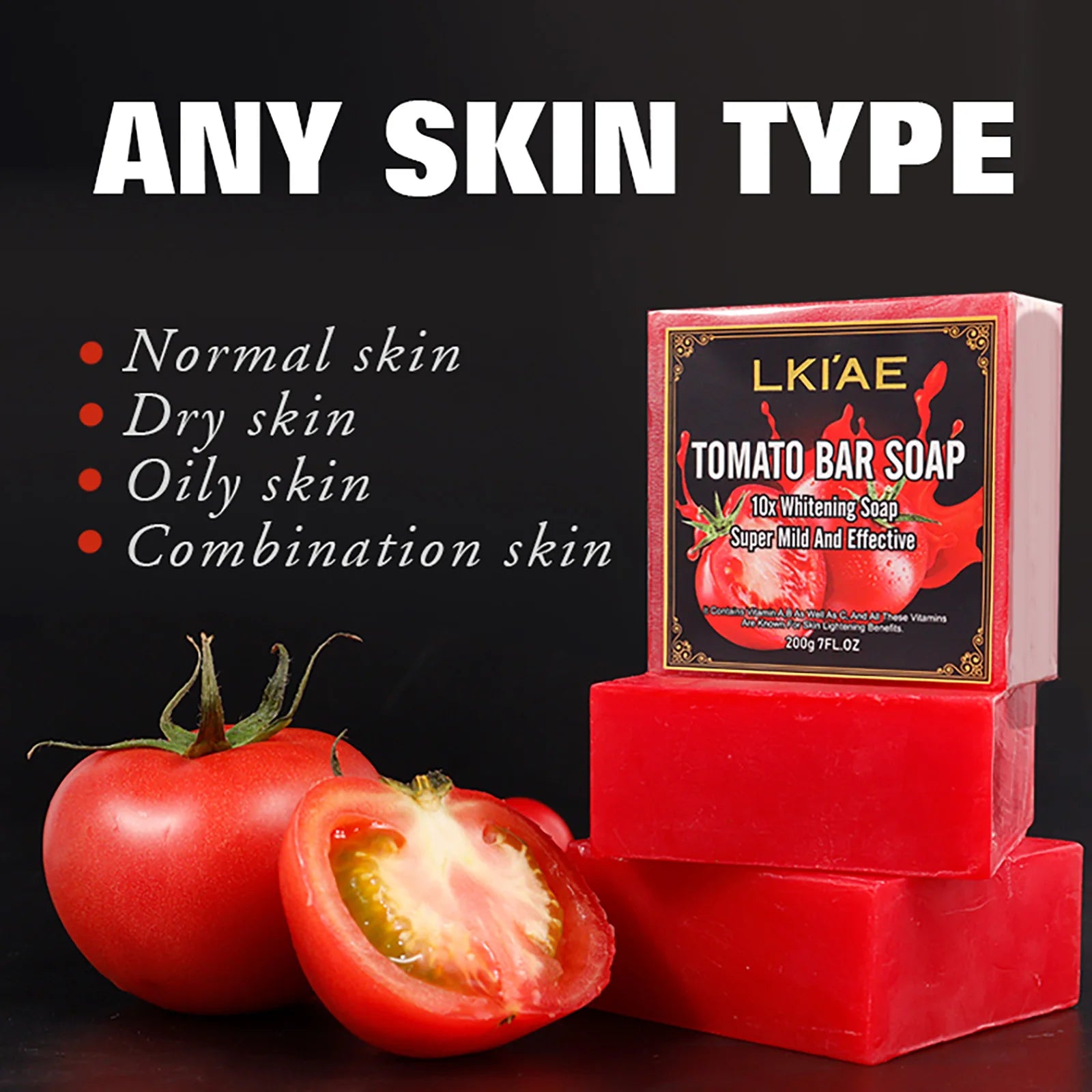 LKIAE Tomato Fruit Handmade Bar Soap