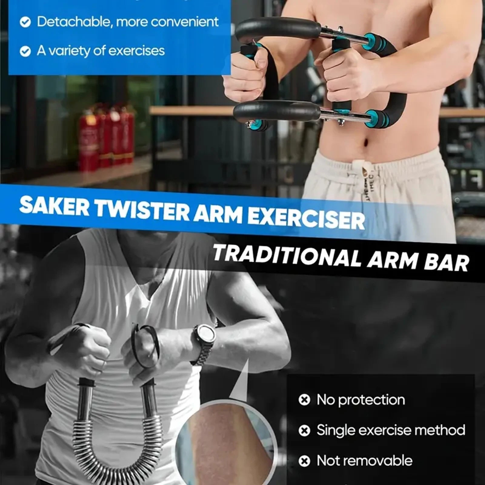 U-Shape Hand Gripper Power Twister