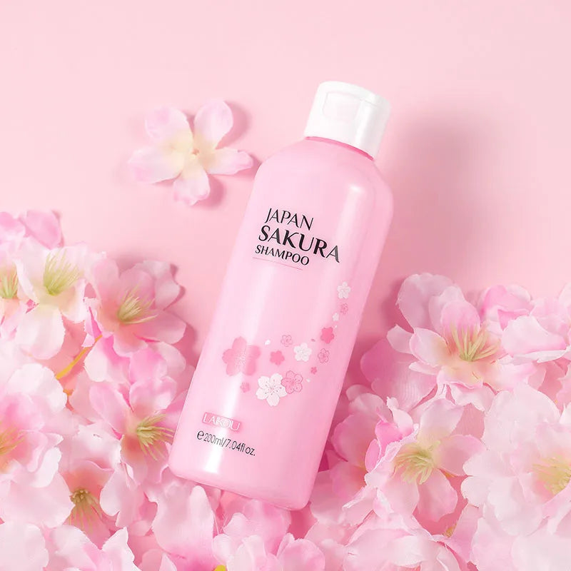 LAIKOU Japan Sakura Body Wash & Shampoo Set