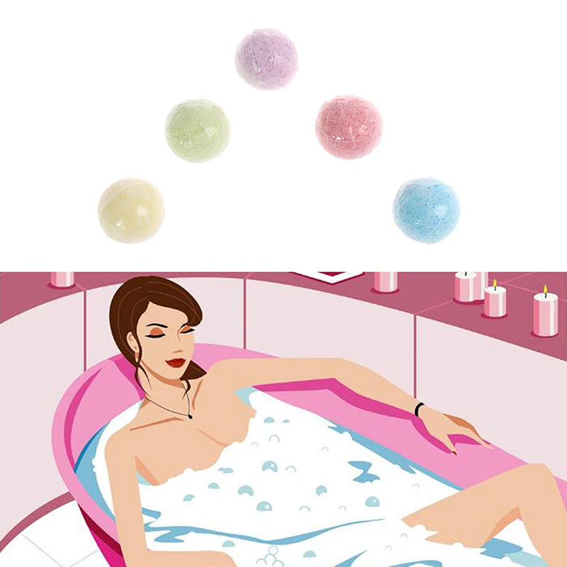 20g Sea Salt Bath Bomb – Relaxing Bubble Ball for Stress Relief & Skin Moisturizing